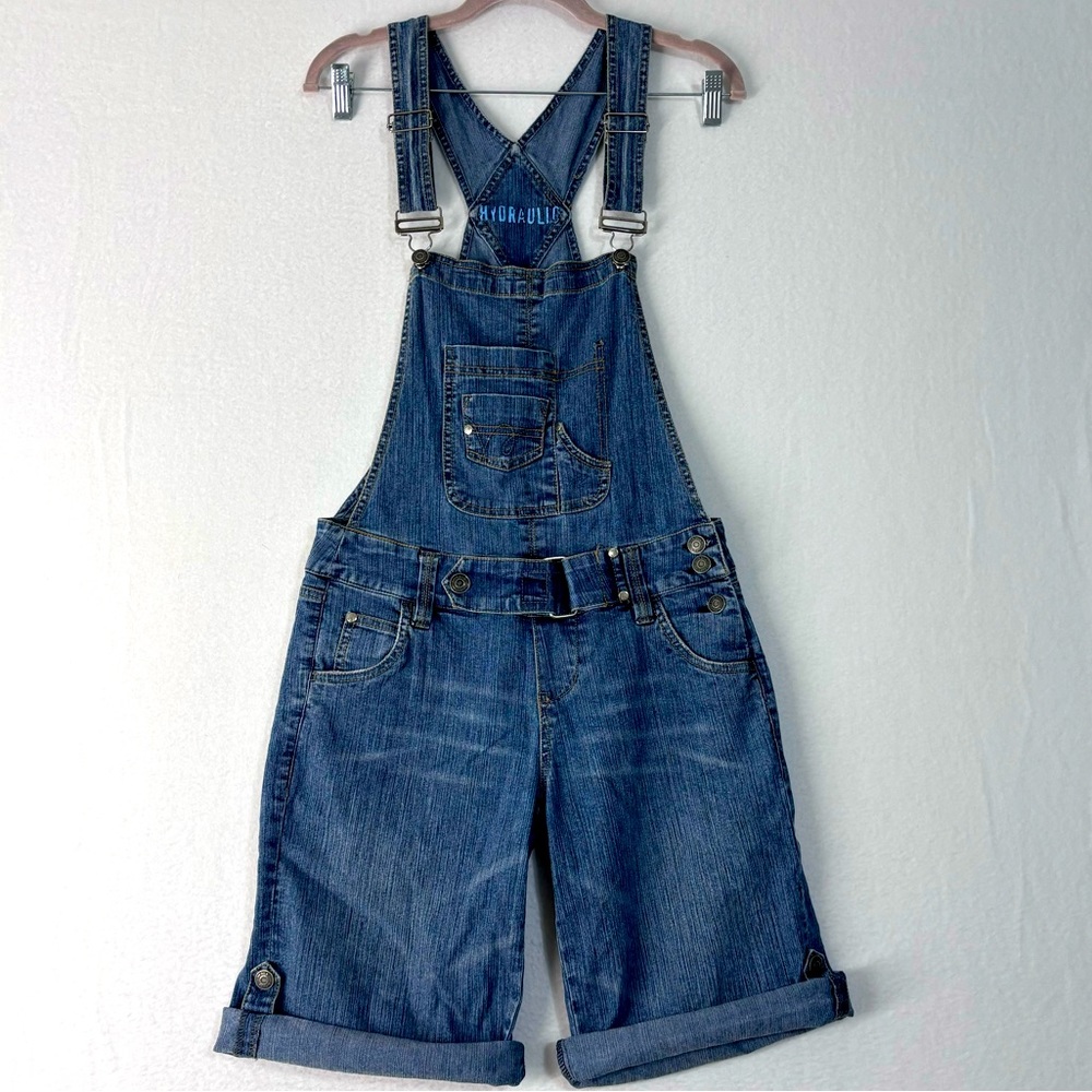 Hydraulic denim overall shorts size 3. Lovely pre owned
